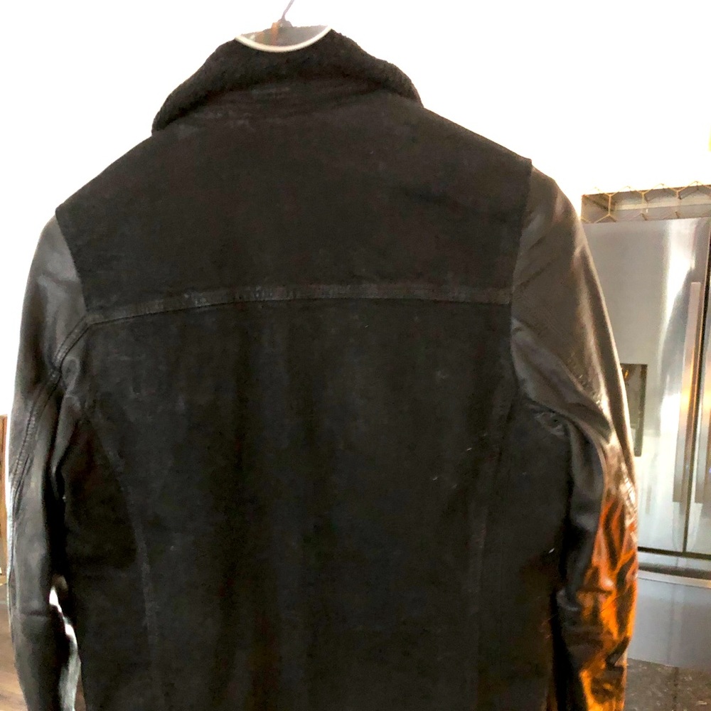 Truck wax leather jacket